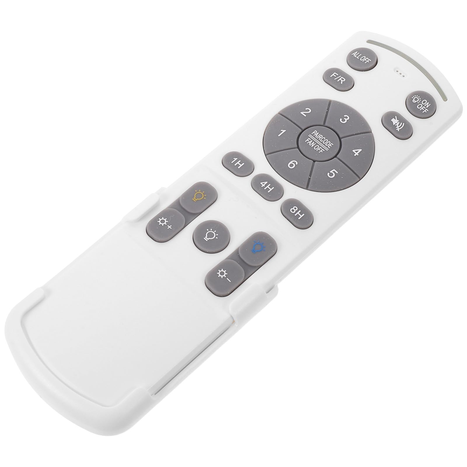 Ventilador de techo con luz Ciieeo con temporizador regulable y motor de 6 velocidades