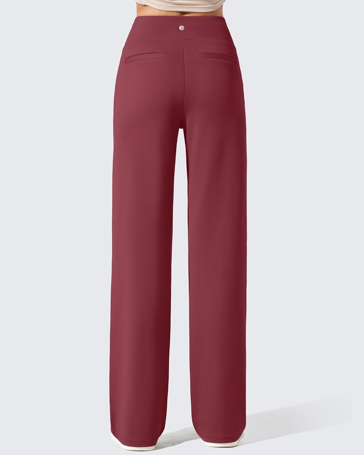 G4Free Women Fleece Lined Pants with Pockets Wide Leg Winter Thermal Work Trousers Dressy Casual Petite/Regular/Tall - Image 2