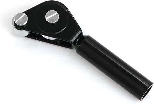 heyous Stainless Steel Fishing Roller Guide Tip Top Fishing Pole Rod for Sea Boat Fishing Trolling, Black