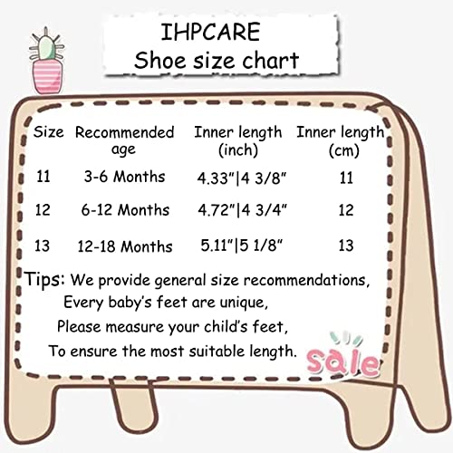 Ihpcare Baby Girl Sandals Summer Outdoor Infant Shoes Anti Slip Rubber Sole First Walker Newborn Sandals, 04 Brown, 3-6 Months Infant #TOP5