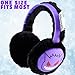 Pokemon Earmuffs for Kids, 4–12 years, Winter Ear Muffs with Soft Faux Fur, Ear Covers, Kids Earmuffs, Gengar Mewtwo Anime Gifts for Boys (Purple Gengar)