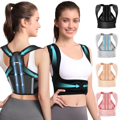 Fit Geno Posture Corrector for Women & Men: Adjustable Lightweight