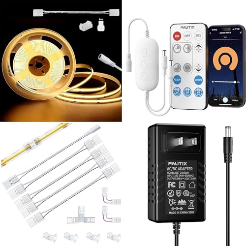 Tira LED COB PAUTIX 10m Blanco cálido 3000K miniatura 1