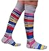6 pair Dr Shams Compression Socks 9-11 Multicolored 15-20mmHg strength