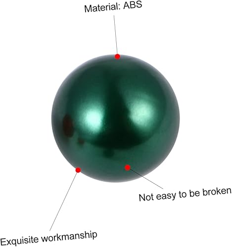 Miniatura 5 de EXCEART 8 paquetes de perlas falsas de perlas no porosas, cuentas espaciadoras para jarrón, cuentas de relleno, maquillaje, mini no porosas