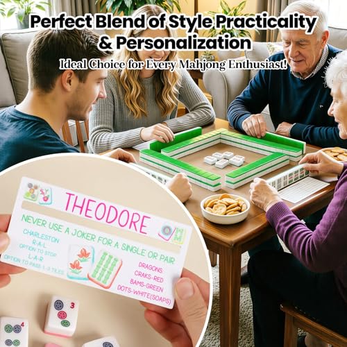 Mahjong Line Reader accesorio para jugadores acrílico miniatura 3