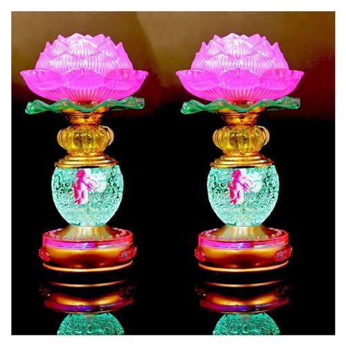 Lampe bouddha Avalokitesvara en verre argenté pour créer un coin zen et feng shui