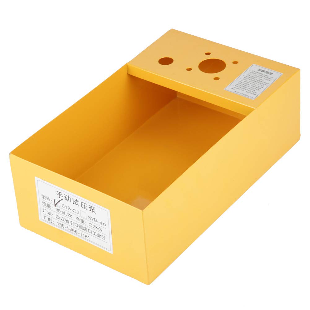 Bomba de prueba, bomba de prueba de presión 2.5MPa Bomba de prueba hidrostática para una variedad de recipientes a presión, tuberías, válvulas y otras pruebas de presión, 13 ml/tiempo