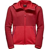 Jack Wolfskin Boys Tongari Lightweight Ribbed Stretch Fleece Jacket