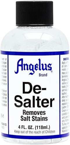 Angeus Desalter - Quitamanchas y salinas, elimina las manchas de sal de botas, zapatos, asientos de automóvil y más, 4 onzas
