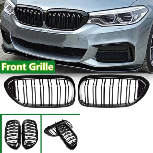 Parrilla delantera de carreras para coche Serie 5 G30 G38 riñón 51137390863 2