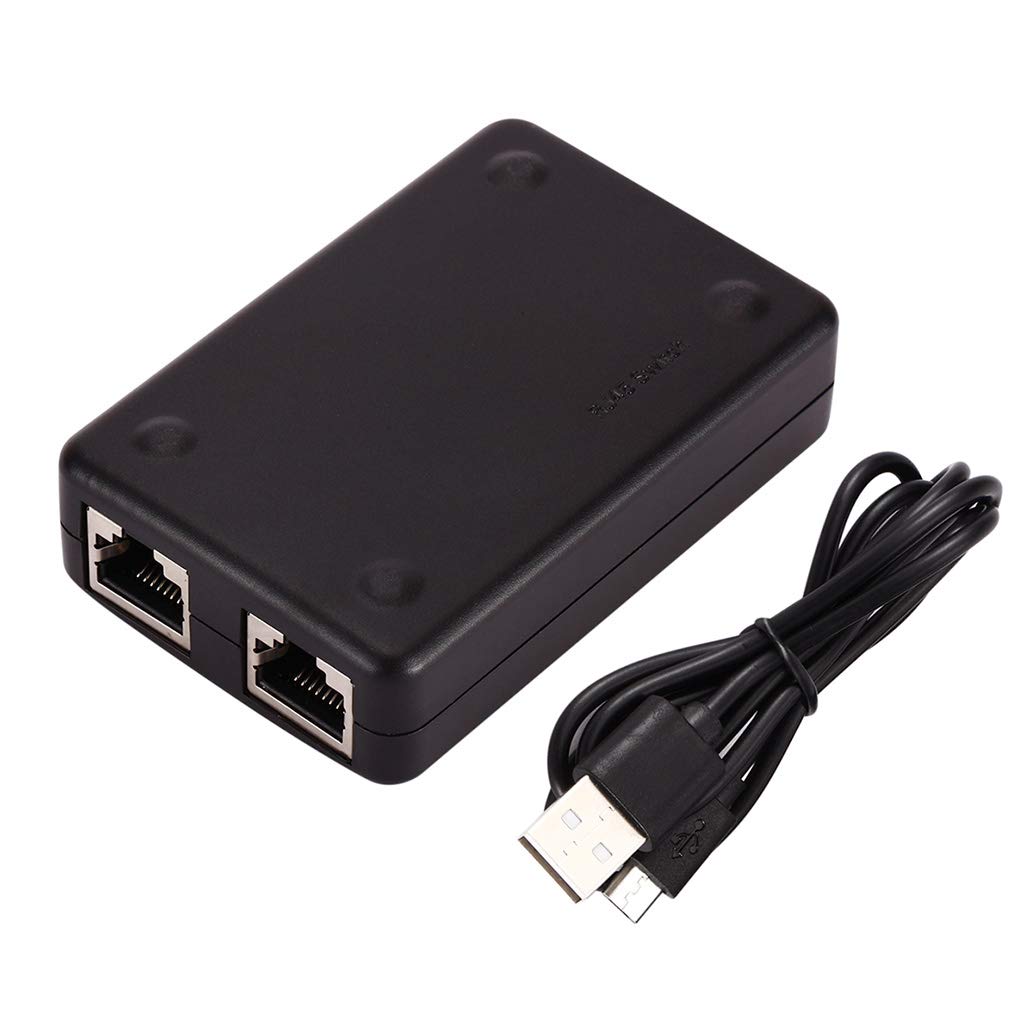 10 set di 2 porte Lan Hub interruttore di rete Ethernet adattatore splitter per computer