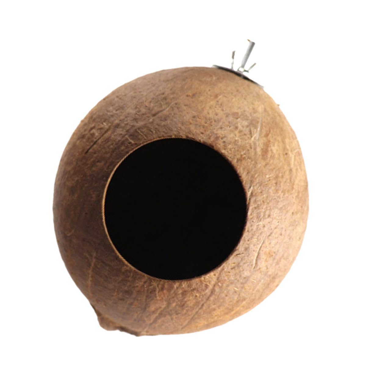 DOITOOL nids d'oiseaux Oiseaux Suspendus Jouet Cage Oiseaux nid pour Oiseaux nid d'oiseau de Noix de Coquille de Noix de hamac Petit Perroquet Le nid d'oiseau Accessoires Bambou