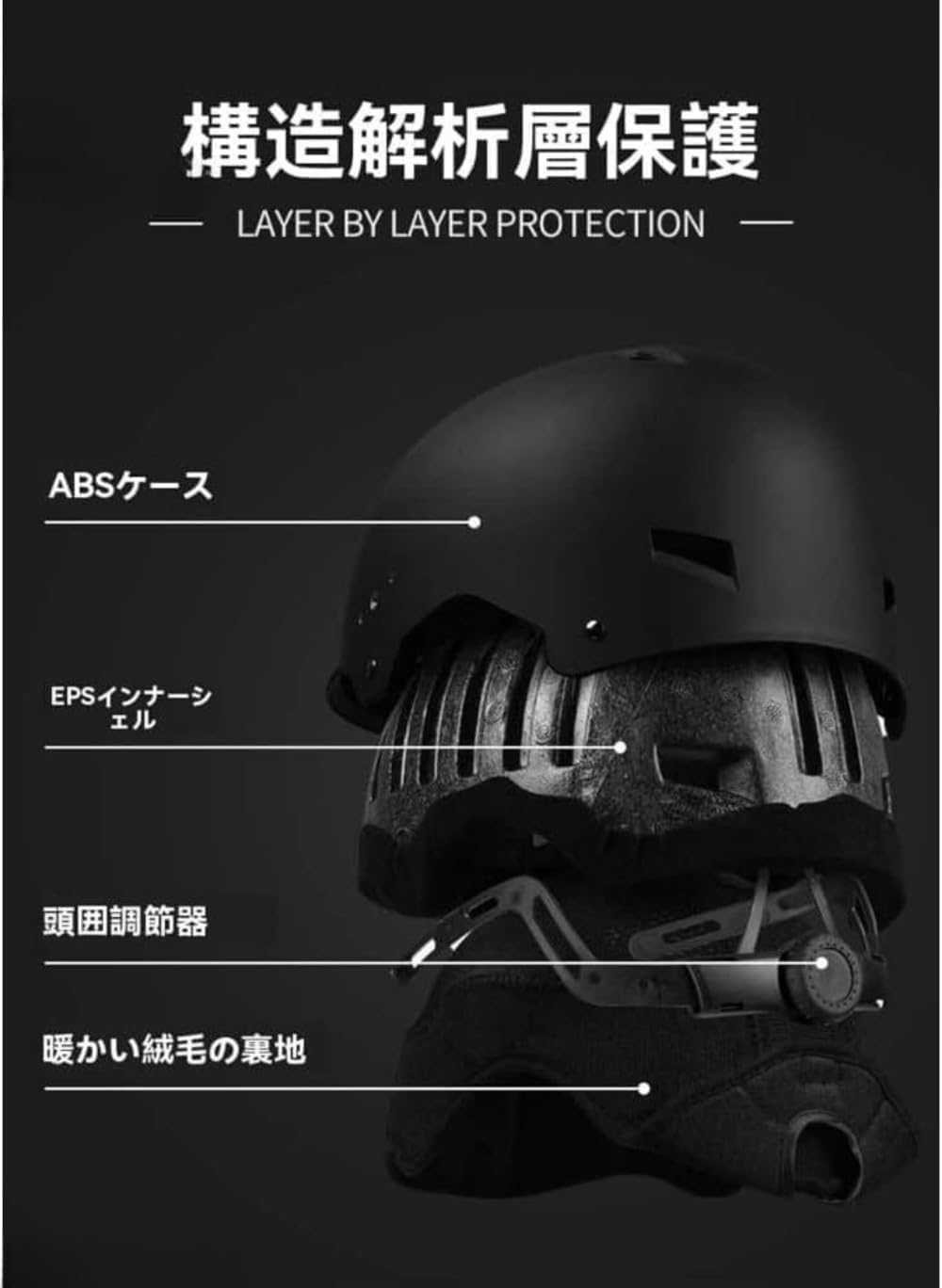 一体型スキーヘルメット スノーボード用 バイザー付き 眼鏡使用可 ダイヤル式サイズ調整 成人男女用 防風防寒 エクストリームスポーツ