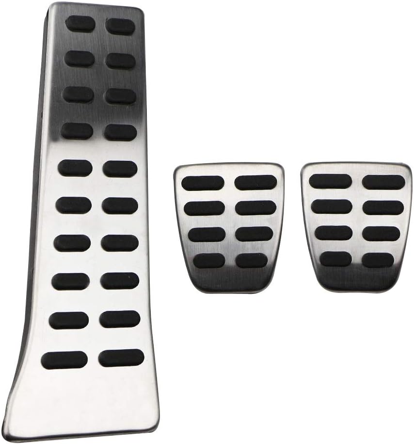 Car Pedal Cover Replacement for Hyundai for Sonata for I40 for Tucson for Santa Fe for IX35 Car Pedals Gas Brake Pedal Cover Pedals (Color : AT 2PCS)