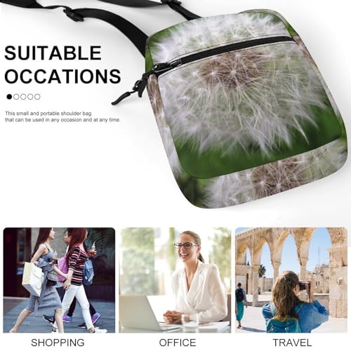 Dandelion Mini Crossbody Bag Anti-Theft Side Shoulder Bags Messenger Bag Unisex4