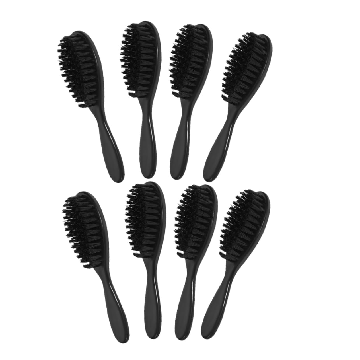 IWOWHERO Beard Brush Set of 8 Barber Duster Brush Barber Neck Duster Salon Shaving Tool Bristle Easy Travel