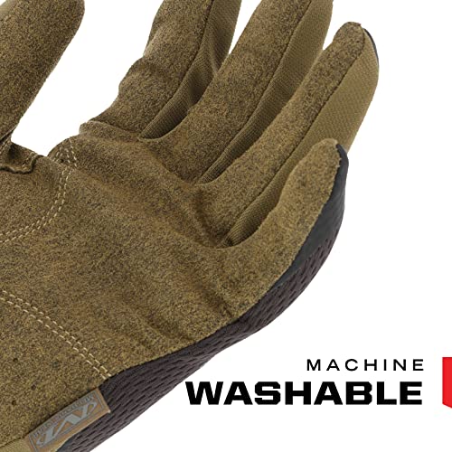 Image of Mechanix Wear: FastFit Work Glove with Elastic Cuff for Secure Fit, Performance Gloves for Multi-Purpose Use, Touchscreen Capable Safety Gloves for Men (Brown, Medium)