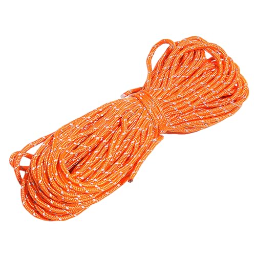 2mm Reflective Thin Paracord Rope - 65ft Dyneema Guy Lines...