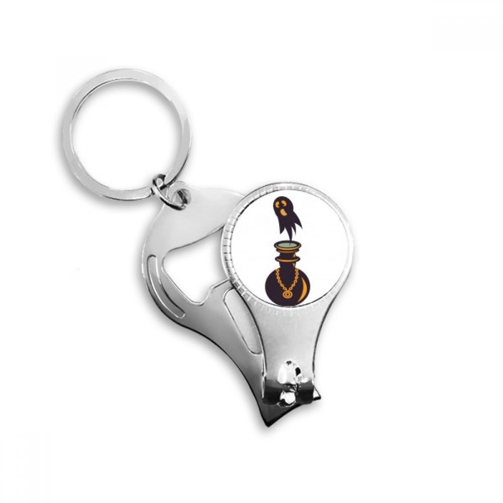 Porte-clés Halloween multi-fonction ouvre-bouteille et coupe-ongles