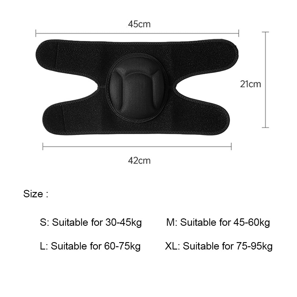 MRKU Genouillères de Sport antidérapantes, 1 Paire, 30 mm d'épaisseur, Protection Anti-Collision pour Le Jardinage, la Construction, Le Nettoyage des sols et l'équitation.