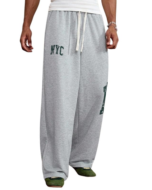 cloth n code Stylish Silver Oversize Fit Solid Men's Track Pant | Comfortable Lounge Pants for Men | Blended Cotton Casual Joggers Waist 28-34 Inch | BTT194_Gry-picture-32