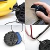 ATECH The Original 8 in 1 Multifunction Tool Keychain EDC Screwdriver Set, Box Cutter with Keyring Gift for Men, Survival (Black)