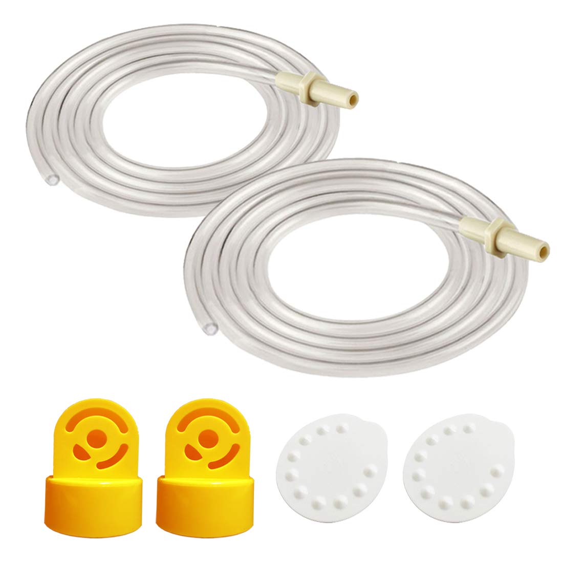 Pump in Style Tubing (Two Tubes), 2 Valves and 2 Membranes for Medela Pump in Style Advanced Breast Pump Released After Jul 2006. Replace Medela