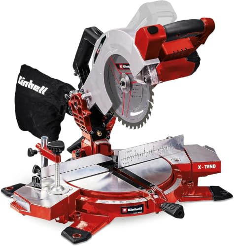 Einhell Akku-Kappsäge TE-MS 18/210 Li-Solo | PXC | 18 V | 60 x 120 mm Schnitttiefe/-breite | 1x...