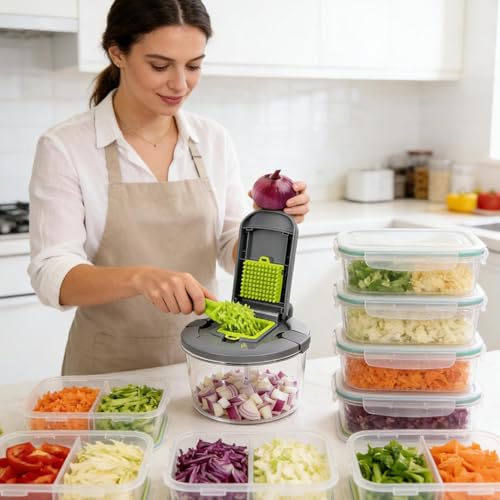 13 en 1 Cortadora Multifuncional Manual para Verduras miniatura 5