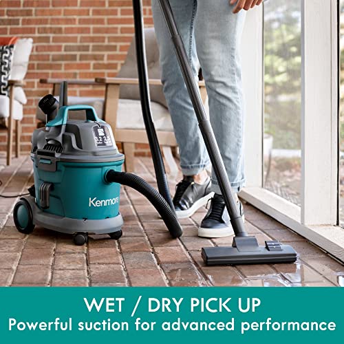 Kenmore KW3030 Wet Dry Canister Vacuum Cleaner, 3.2 Gallon, Green - image 4