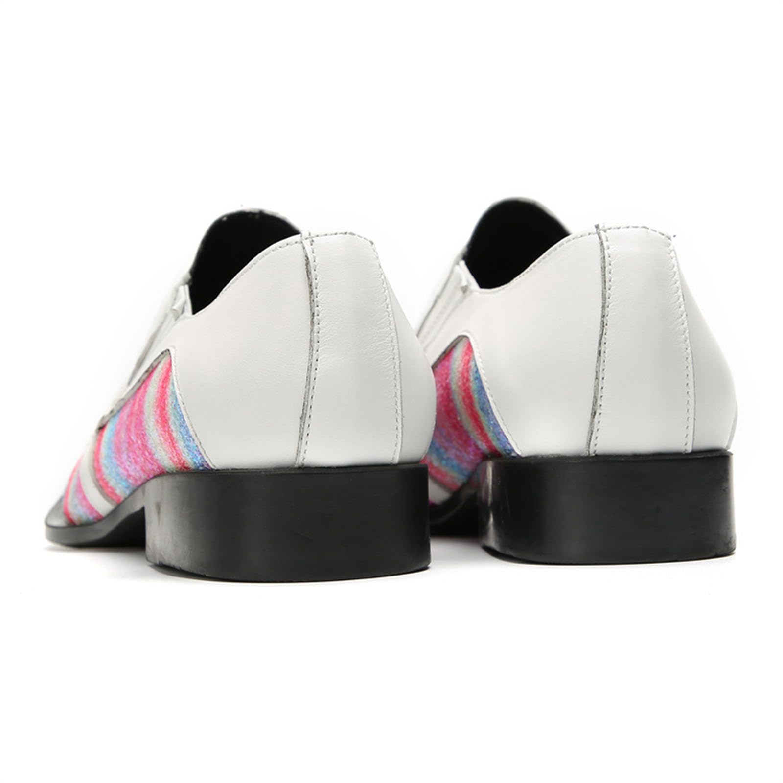 pink and white mens dress shoes Giovanni Tone Mens Wingtip Leather Oxford Dress Shoe Pink White
