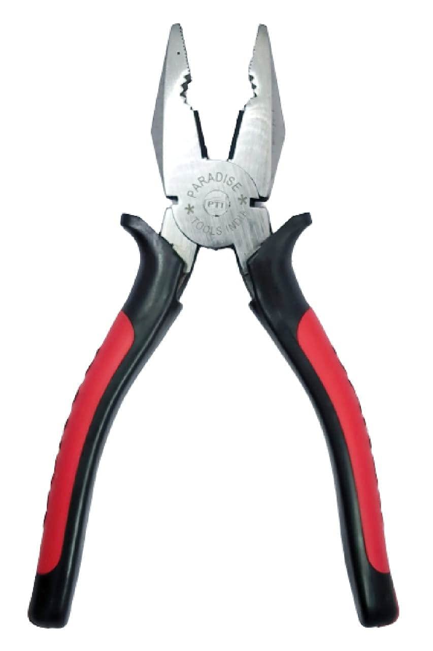 Paradise Tools (India) Multi Functional Professional Combination Plier 8-inch with Anti Slip Handle (RB-DNC)