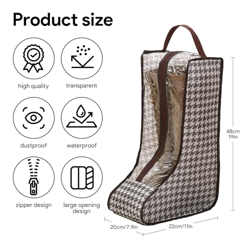 2 Stück Stiefeltasche, Schuhtasche Stiefel Aufbewahrung Reitstiefeltasche Schuhbeutel Reise Tragbare Stiefeltasche Staubdicht Geeignet für Zuhause und Reisen die Oben über Tragegriffe verfügen