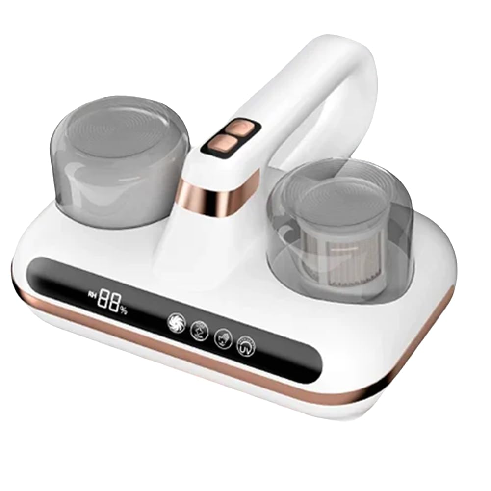 Osmond Eliminador de Ácaros UV, Aspirador de Colchones Inalámbrico de Mano, Potente Succión para Limpiar la Cama, Las Almohadas, la Ropa y El Sofá