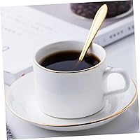 Vista 8 de Homoyoyo 1 Set Coffee Cup Set Chinese Tea Cup Gold Drinking Glasses Dishware Sets Ceramic Coffee British Tea Cup Porcelain Coffee Cups Ceramics