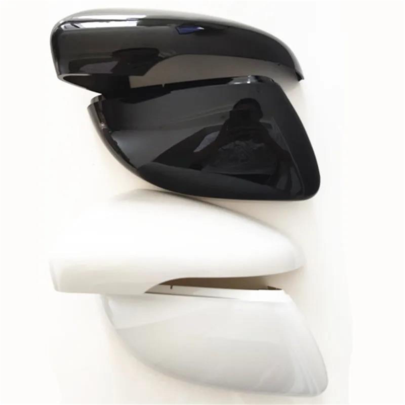 Retroviseurs Paire De Coques De Rétroviseurs Pour VW Pour Golf 6 Pour MK6 Pour GTI R20 Pour Touran 2011-2015 Coques De Rétroviseur Extérieur Lateraux Coque(BLANC)