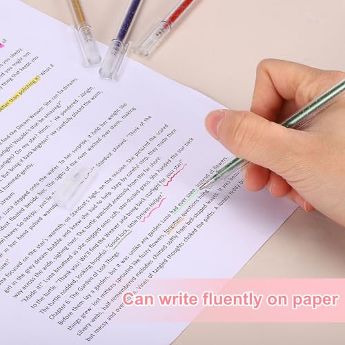 PATIKIL 1 mm Glitter Gel Pens 18Pcs Fine Point Large Capacity 18 Colors-1 by PATIKIL - Used condition - Image 6