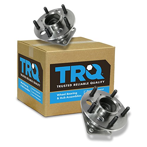 Image of TRQ 2 Piece Rear Wheel Bearing & Hub Assembly Set Compatible with 1994-2005 Buick Century 2005-2009 Lacrosse 1997-2004 Regal 2005 Terraza 2000-2013 Chevrolet Impala 2014-2016 Impala Limited 1992-1996
