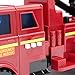 Mamatoy Powertoy Super Coche de Bomberos vehículo con Luces, Sonidos y función...