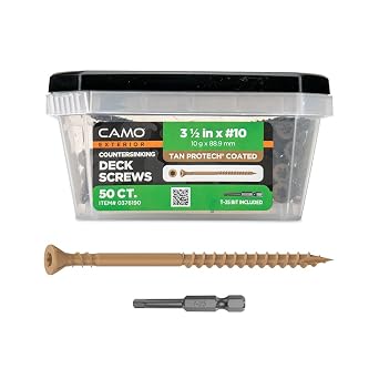 CAMO 3-1/2" X #10 - COUNTERSINKING Deck Screw 30 Count