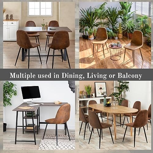 Homy Casa CHA001 Mid-Century Modern Upholstered Dining Chairs Set thumb #6