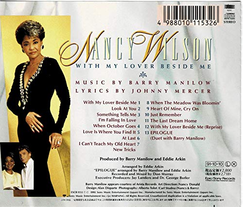 NANCY WILSON - With My Lover Beside Me: Music By Barry Manilow Lyrics By Johnny Mercer - CD