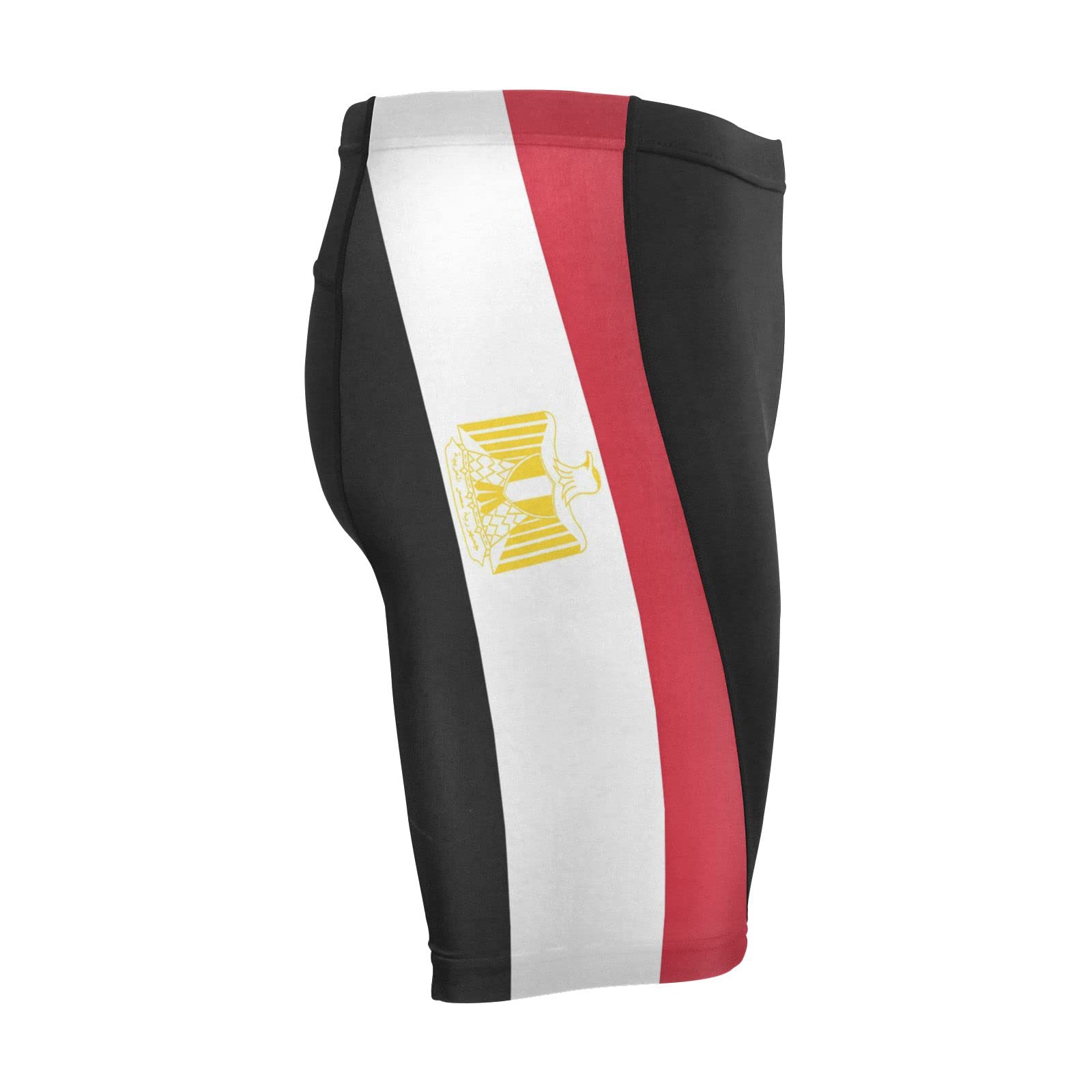 Egypt Flag Men's Bike Shorts Padded Cycling Bicycle Biking Shorts Tight Multicolor
