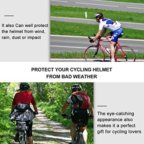 CLISPEED Capa de Capacete de Alta Visibilidade Capa de Capacete Resistente a IntempÃ©ries Com Tira R