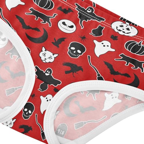 Little Girl Underwear Toddler Panties Kids Undies Halloween Soft Cotton Briefs 2T-8Y4