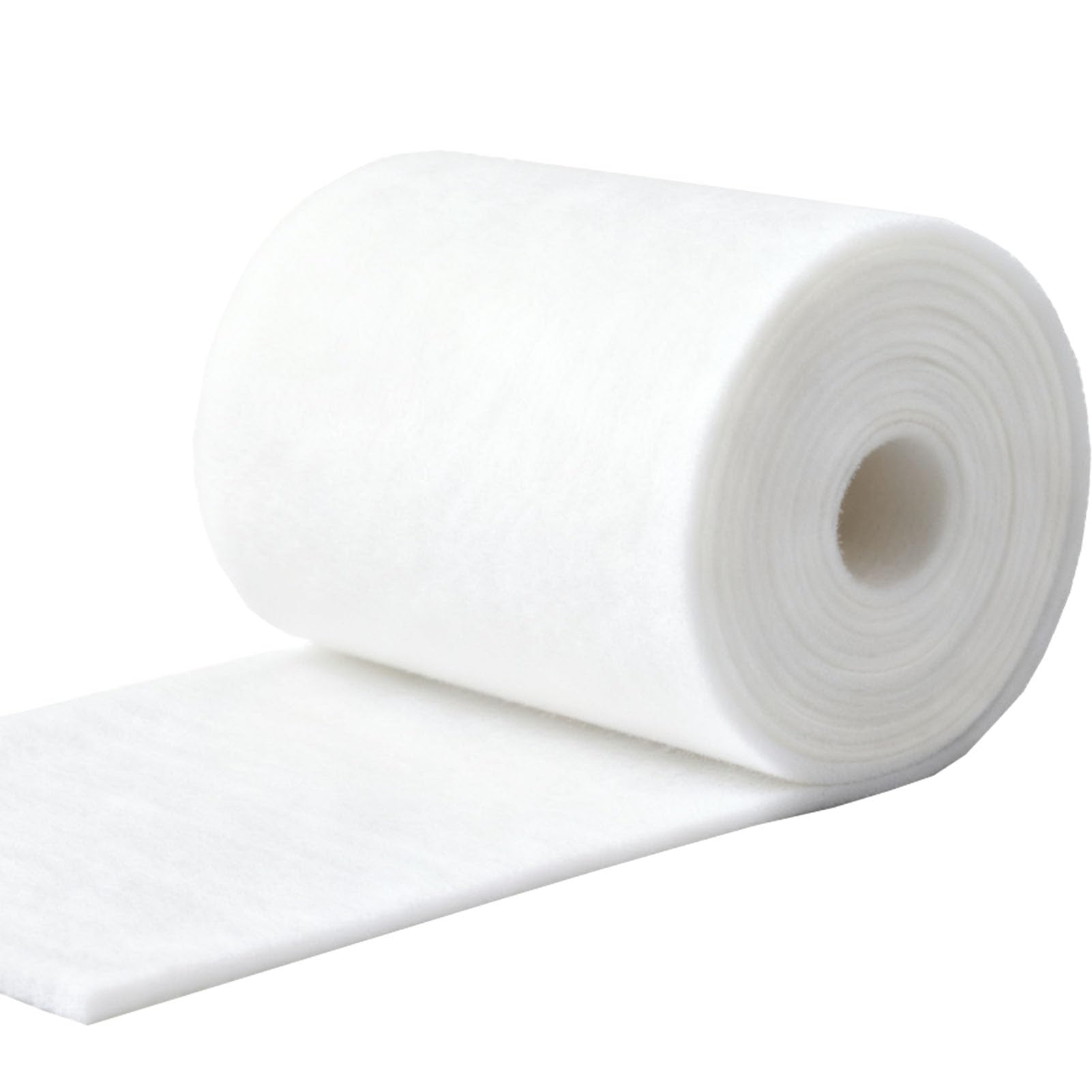 Rotolo di Cotone filtrante ad Alta densità per acquari e fabbriche, 1x20 m, Spessore da 5 mm a 20 mm, Ideale per sistemi di filtrazione dell'Aria e dell'Acqua.
