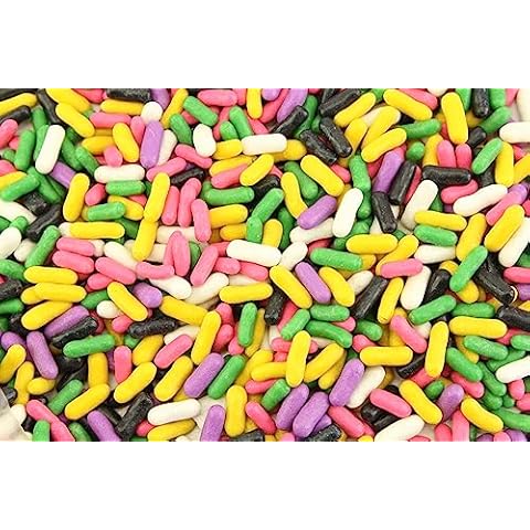 Planet Sweets Pastels Licorice Candy Coated Chews - 1.5 Pounds - Bulk Gummy Chewy Candies Cover