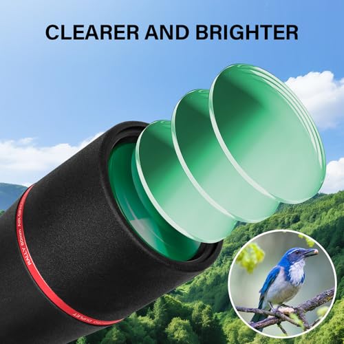 Image of 25-75x80 HD Spotting Scope for Bird Watching & Target Shooting, BAK4 Prism Angled Spotter Scope with Tripod & iPhone Adapter, Waterproof Fogproof Birding Scope for Hunting & Wildlife Viewing