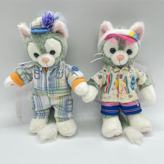 Amazon | TDS限定 ダッフィーフレンズ ジェラトーニ ぬいぐるみ バッジ 